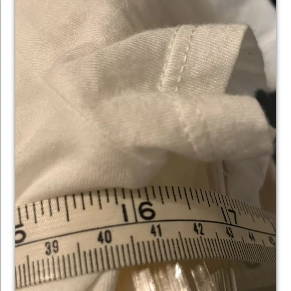 Zara Collection  White Ruffle Top Short Sleeve Top Sz M - Picture 6 of 7